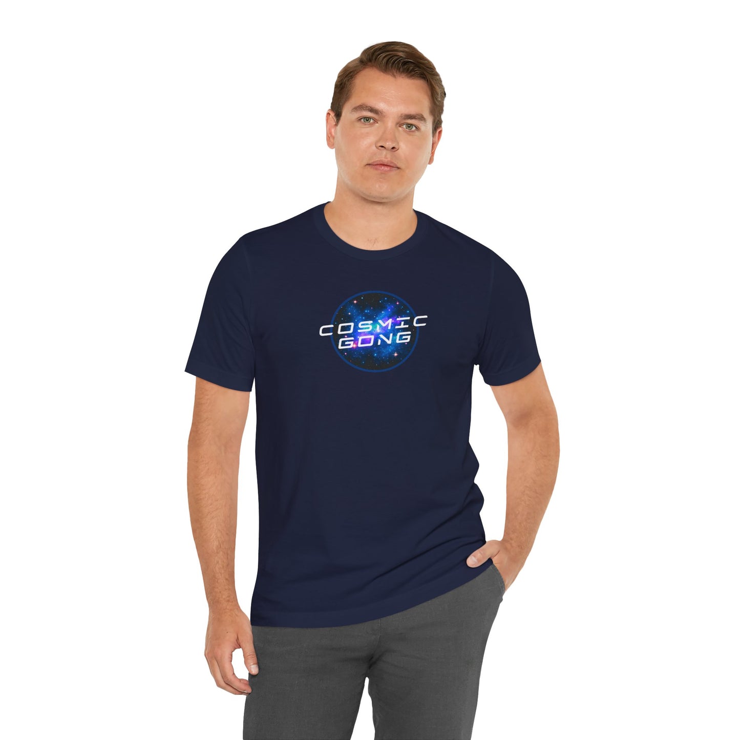 COSMIC GONG (B+C Unisex tee)