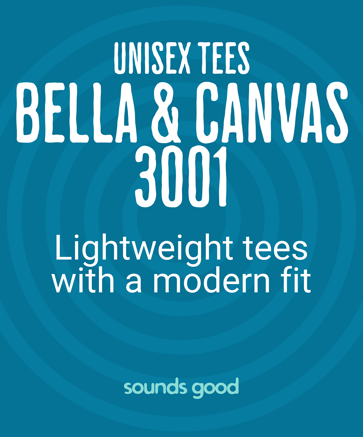 Unisex Shirts: Bella + Canvas 3001