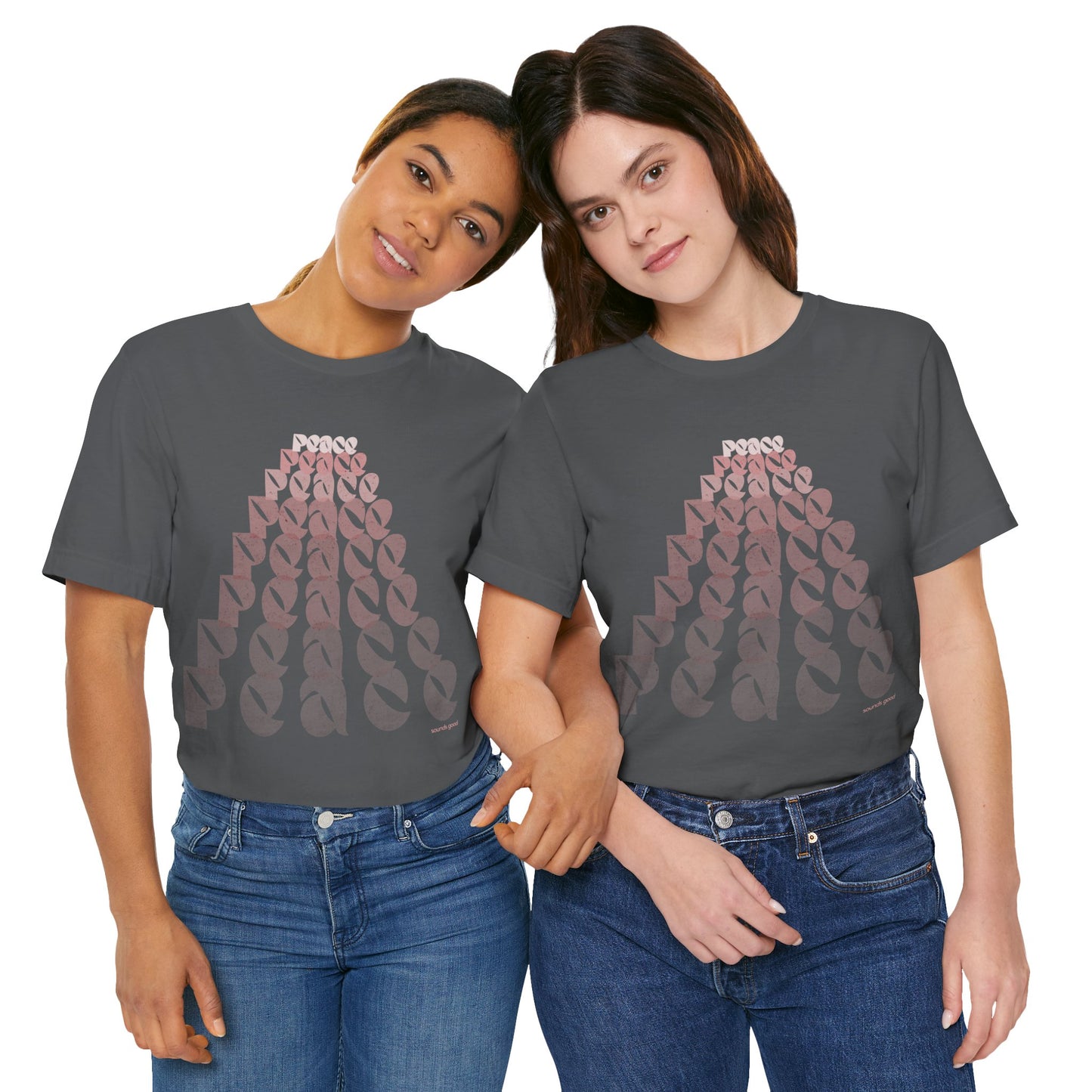 PEACE BEGINS (B+C Unisex tee)
