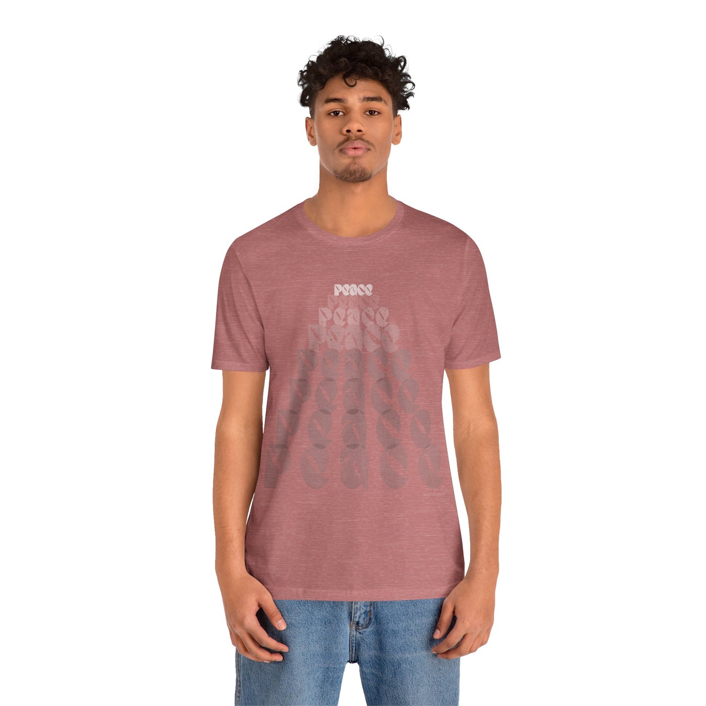 PEACE BEGINS (B+C Unisex tee)
