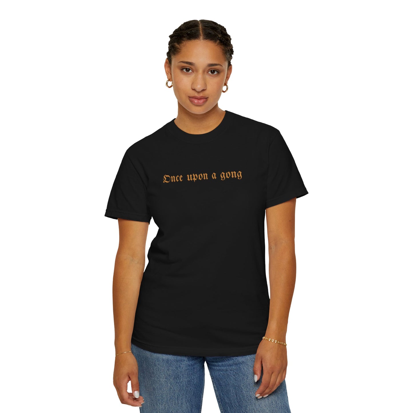 ONCE UPON A GONG (Back) (CC Unisex tee)
