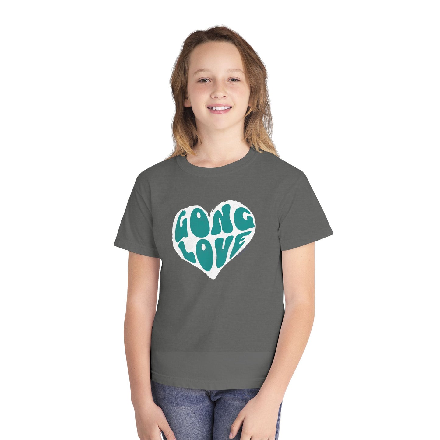 GONG LOVE HEART (Kids/Youth tee)