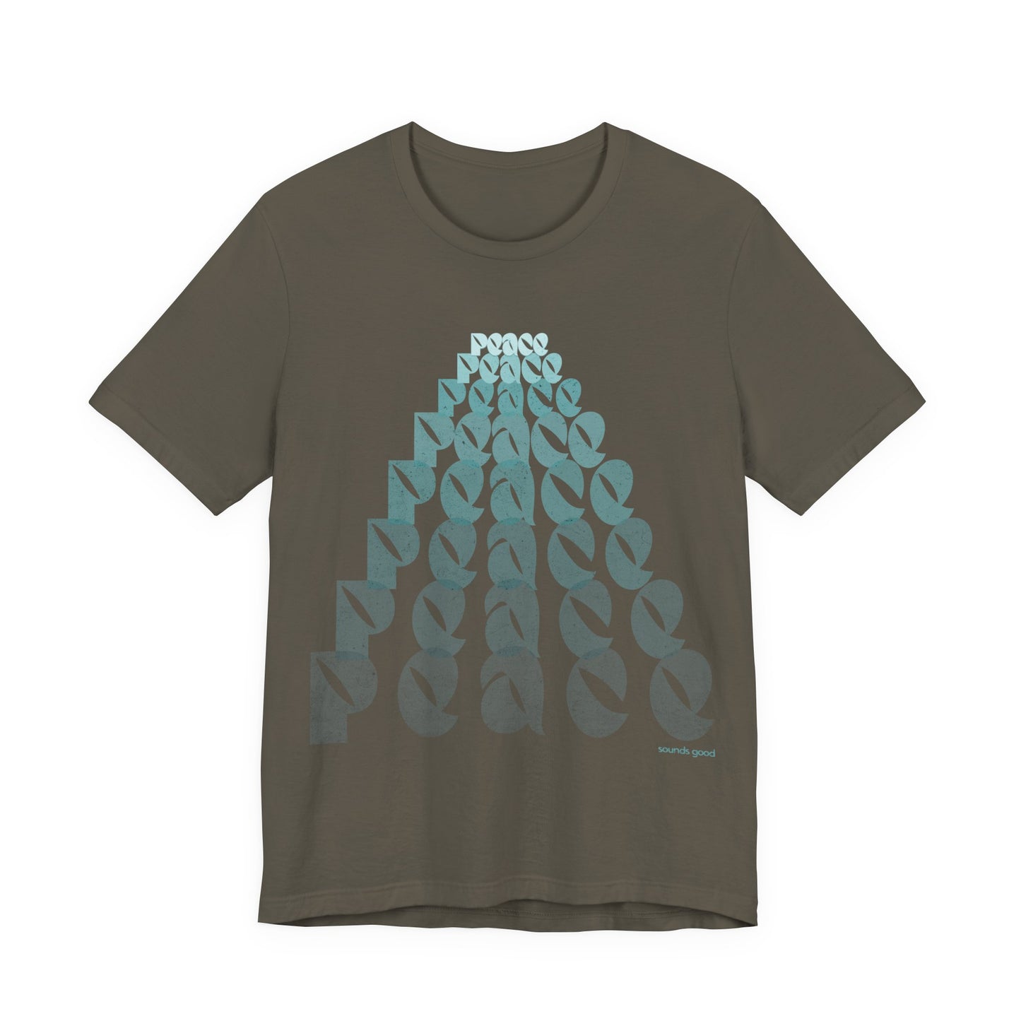 PEACE BEGINS (B+C Unisex tee)