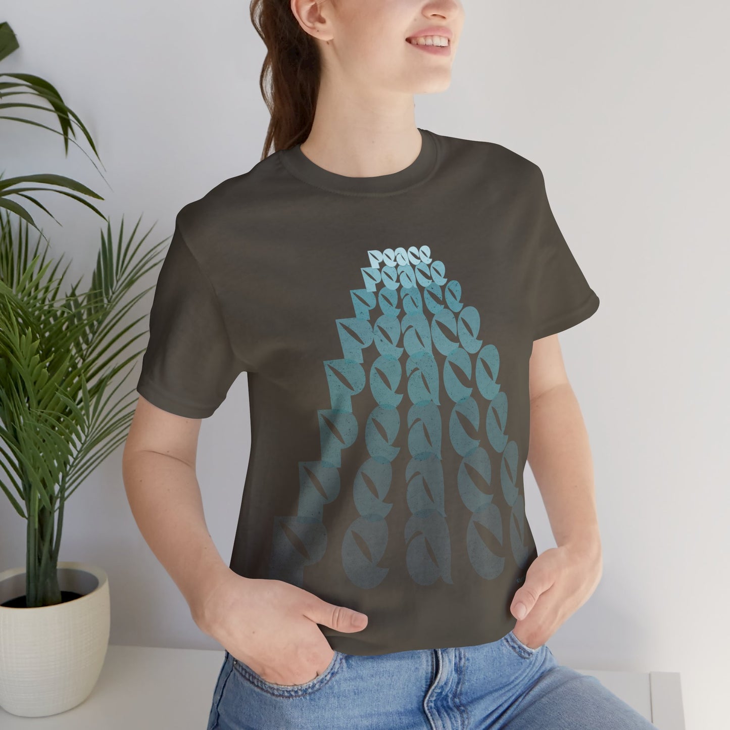 PEACE BEGINS (B+C Unisex tee)
